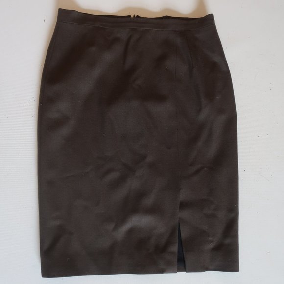Womens Cynthia Rose Brown Pencil Skirt 4 * - Picture 4 of 14
